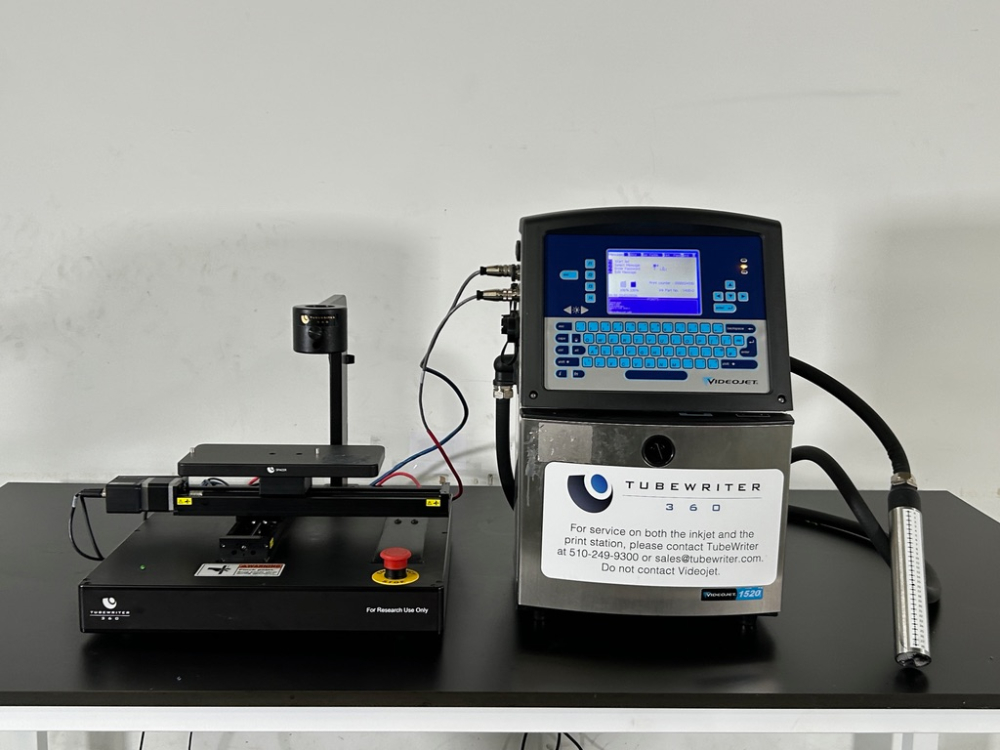 Image of California Advanced Labeling TubeWriter 360 w/ VideoJet 1520